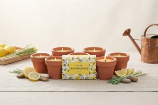 ŚWIECZKI ZAPACHOWE W NACZYNKACH LEMON – 6 SZT. LEMONEX