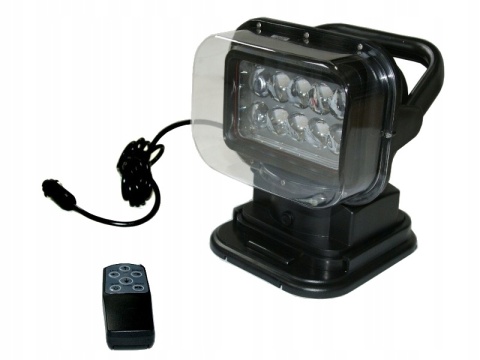 SZPERACZ LED 50W 12V/24V HALOGEN DALEKOSIĘŻNY Z PILOTEM i MAGNETYCZNĄ PODSTAWĄ