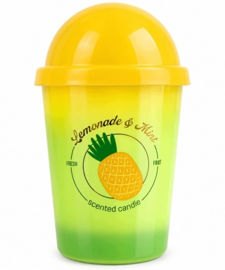 Świeca świeczka zapachowa w szkle Lemonade & Mint – ananas