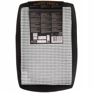 TACKA KOSZ DO GRILLA NIEPRZYWIERAJĄCY DO PIECZENIA MIĘSA WARZYW 30X19 CM BBQ