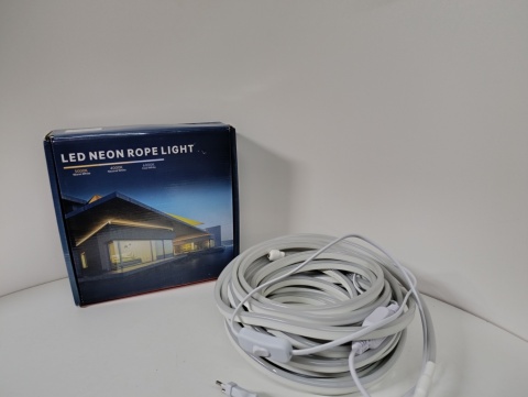TAŚMA LED NEON ROPE LIGHT 15M 4000K NEUTRALNA BIAŁA