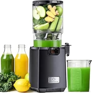 Wyciskarka Wolnoobrotowa Wolnoobrotowa LINKChef 250W 1,8L, Otwór 135 mm (Wolne Wyciskanie na Zimno)