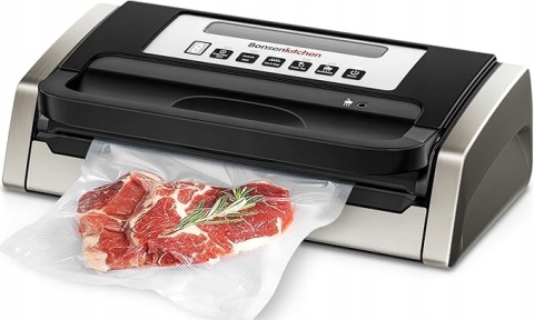 Zgrzewarka próżniowa Bonsenkitchen VS4100 blokada uchwytu + zapas worków