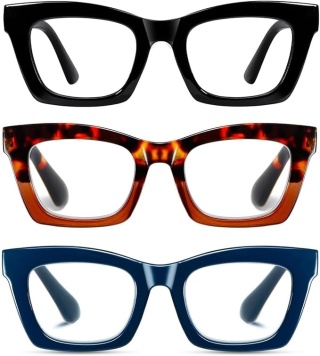 3 szt okulary do czytania +1,75