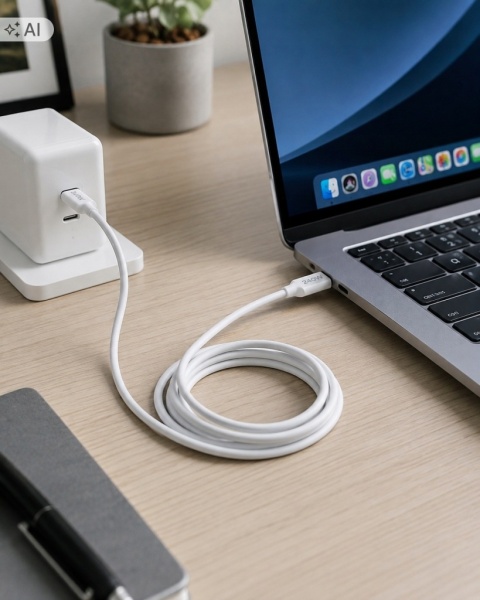 CREAPICO kabel USB-C – USB-C 240W 2 m szybkie ładowanie