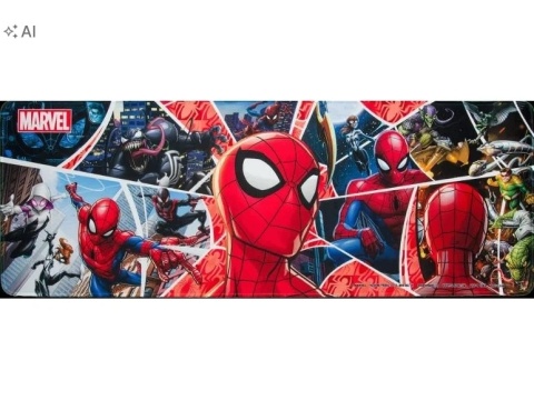 Duża Podkładka pod Mysz i Klawiaturę MARVEL SPIDER-MAN 70x26 cm