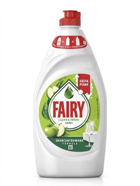 FAIRY CLEAN&FRESH JABŁKO – 900 ml płyn do mycia naczyń