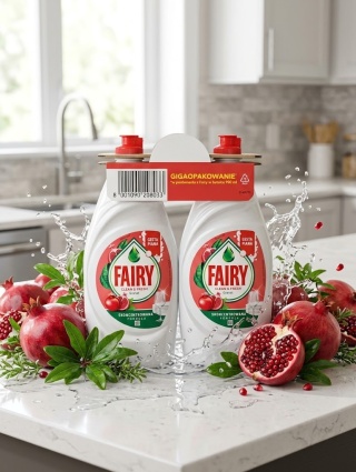 Fairy płyn do mycia Granat 2x 900ml Gigaopakowanie