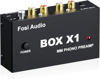 Fosi Audio BOX X1 – Przedwzmacniacz Gramofonowy MM (Phono Preamp)