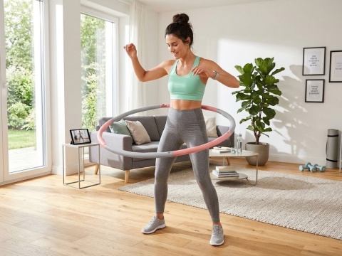 Hula hop klasyczne Crivit 100 cm