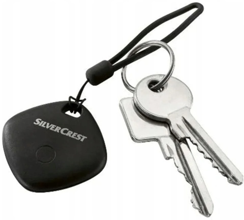 3 szt Lokalizator Bluetooth / Smart Tag SilverCrest – Czarny