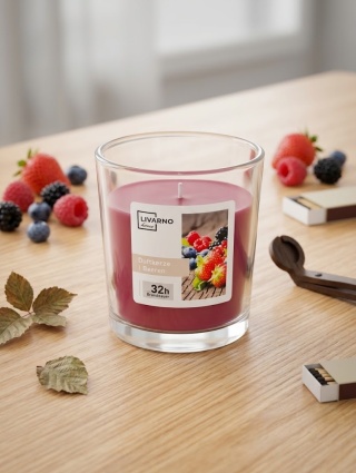 Świeca zapachowa Livarno Home 32h Owoce leśne