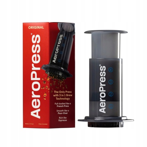 AEROPRESS AEROBIE ZAPARZACZ DO KAWY Z 100 FILTRAMI