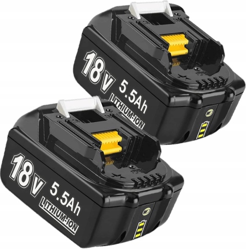 Akumulator zamiennik Bateria BL1830 18V 5,5Ah 2 szt. Makita + st. ładowania