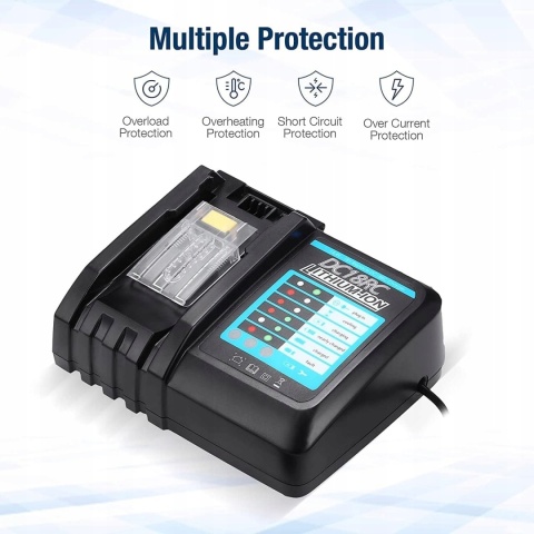 Akumulator zamiennik Bateria BL1830 18V 5,5Ah 2 szt. Makita + st. ładowania