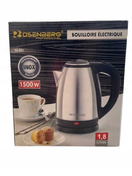CZAJNIK ELEKTRYCZNY ROSENBERG HW1820 1500W 1,8L