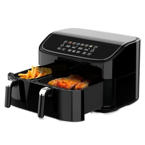 Frytkownica beztłuszczowa Dual Zone Air Fryer 9L (6+3L) Dualna Strefa Timer