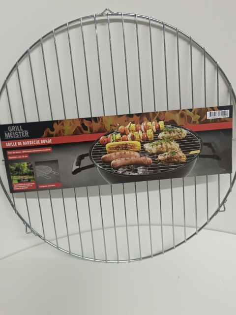 Grill Meister ruszt do grilla paleniska okrągły z uchwytami Grill Meister ruszt do grilla paleniska okrągły z uchwytami