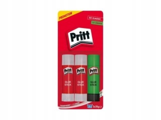 Klej biurowy Pritt w sztyfcie 20g x 3