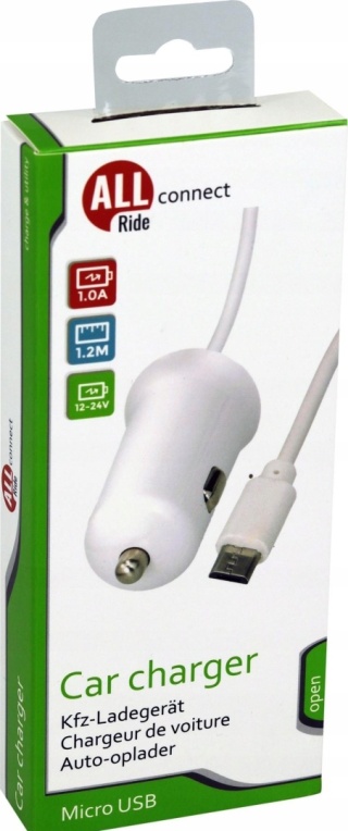 Ładowarka samochodowa micro USB 12/24V