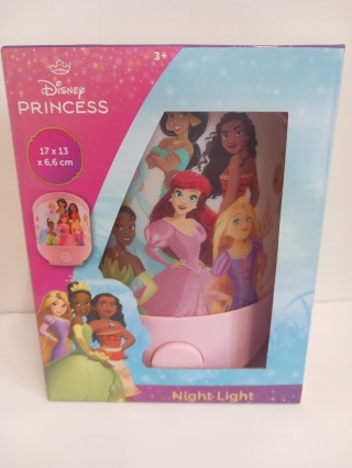 Lampka nocna Kinkiet Wisząca i stojąca Księżniczki Disney na baterie AAA