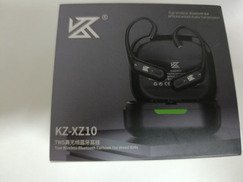MODUŁ ADAPTER BEZPRZEWODOWY BLUETOOTH 5.2 DO SŁUCHAWEK 2PIN 0.75mm KZ XZ10