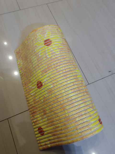 Mata łazienkowa żółta antypoślizgoa 40x65