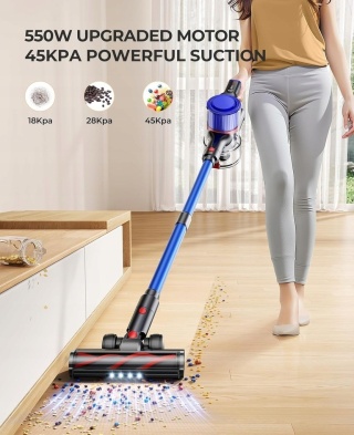 ODKURZACZ FIEETY BEZPRZEWODOWY PIONOWY Elite9 45KPA 550W 60 MIN