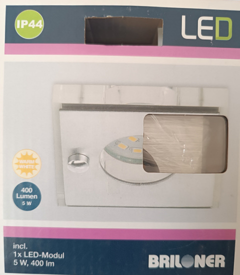 Oprawa sufitowa wpuszczana LED 5 W, 400 lm Briloner Oprawa sufitowa wpuszczana LED 5 W, 400 lm Briloner