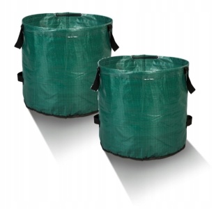 PARKSIDE Duży worek na liście trawę 2x125L do 50 kg wytrzymały wodoodporny
