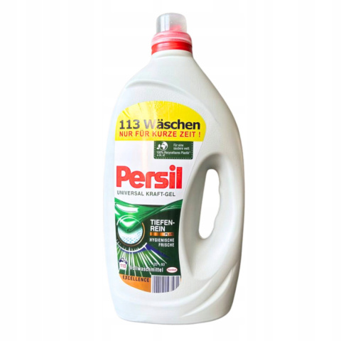 PERSIL PŁYN ŻEL DO PRANIA UNIWERSALNY XXL JAKOŚĆ NIEMIECKA 113 Prań 5.65L PERSIL PŁYN ŻEL DO PRANIA UNIWERSALNY XXL JAKOŚĆ NIEMIECKA 113 Prań 5.65L
