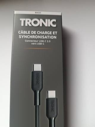 TRONIC Przewód do ładowania i transmisji danych USB C-USB C