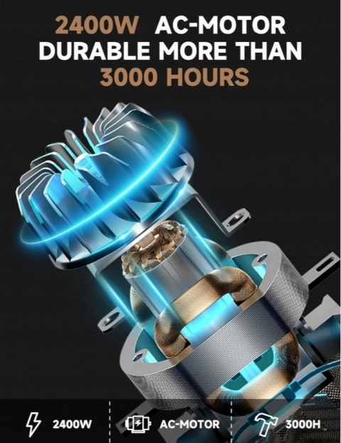 Profesjonalna suszarka do włosów GRTPRO CHJ-8900 jonowa, 2400 W