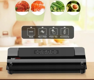 Próżniowa Zgrzewarka Bonsenkitchen VS1900 Czarna 125W