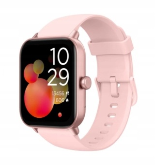 Smartwatch Toobur idw19 różowy zegarek fitness damski