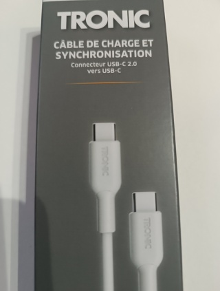 TRONIC Przewód do ładowania i transmisji danych USB C-USB C
