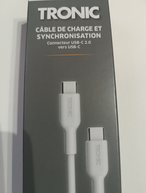 TRONIC Przewód do ładowania i transmisji danych USB C-USB C