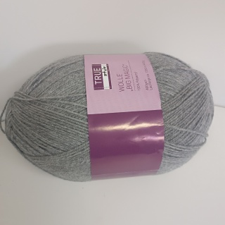 Włóczka 400 g, szara, 1200 m, Polyacryl