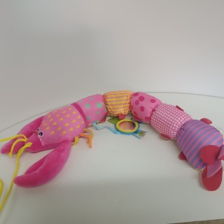 Zabawka sensoryczna dla dzieci, pluszowa, antystresowa, grająca, kolorowa