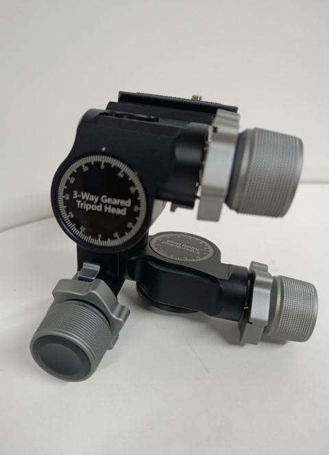 3-kierunkowa głowica przekładniowa do statywu 3-Way Geared Tripod Head