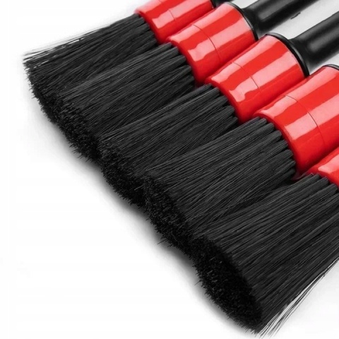 5x Pędzle Pędzelki Detailingowe Do Czyszczenia Mycia Auta Zestaw Pędzli