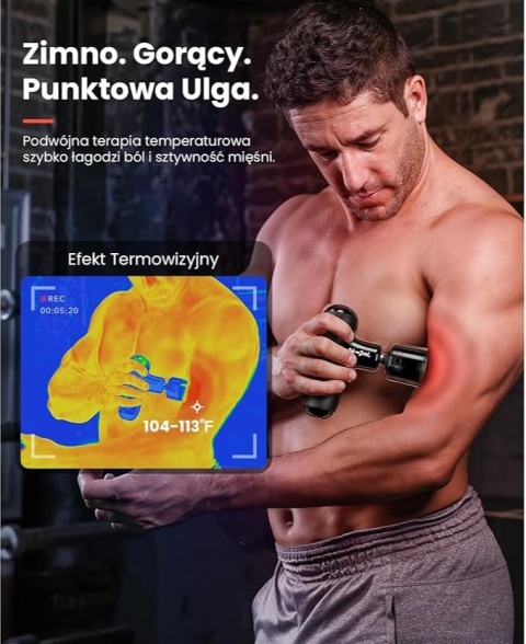 BOB AND BRAD Q2 Pro Mini Masażer z Ciepłem i Zimnem do Masażu Tkanki