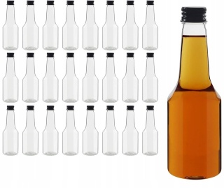 Belle Vous 24 Mini Butelki Plastikowe 100 ml Wielokrotnego Użytku