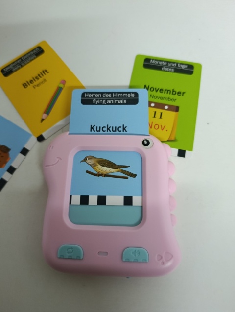 CZYTNIK KART FISZKI Do Wczesnej Nauki JĘZYKA ANGIELSKIEGO I NIEMIECKIEGO
