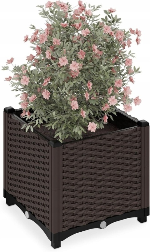 Doniczka Relaxdays Rattan Look 38 x 40 x 40