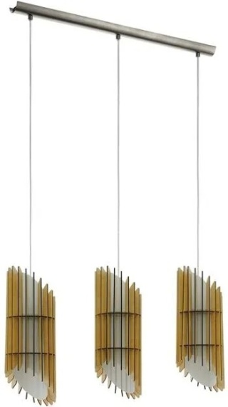 Eglo 33549 - Żyrandol na lince AGREDA 3xE27/40W/230V, lampa