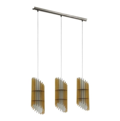 Eglo 33549 - Żyrandol na lince AGREDA 3xE27/40W/230V, lampa