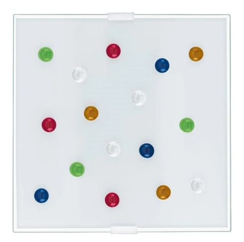 Eglo SANTIAGO 87306 plafon ścienno-sufitowy 2x40W/E14 29x29cm