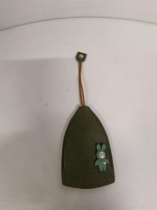 Etui na kluczyki ze skóry PU, torba wodoodporna, zieleń 1 szt