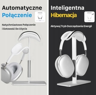 FARWAYVIEW AirPods Max stojak z trybem uśpienia, stojak na słuchawki na biurko, czarny